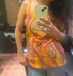Paisley Print Top