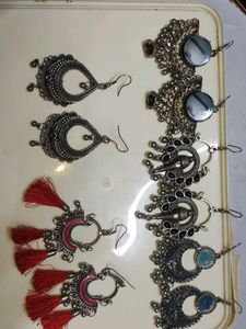 Each 30 Rs Or 200 Coin Boho Statement Earring Bund
