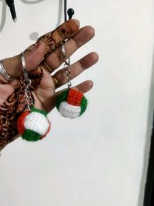 Crochet Ball Keychains, Handmade, New 🏐 Keychain