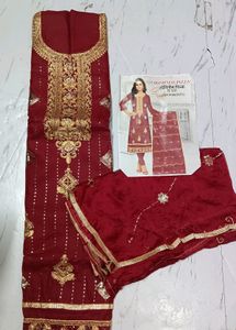 Suit Set 3pc Material Fabric Unstitched