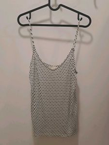 Cute White and Blue Tank Top