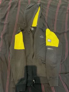 Boys' Black Zip-Up Hoodie