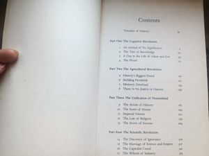 Sapiens: A Brief History of Humankind.