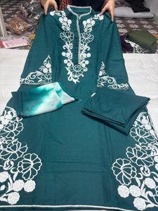 Elegant Embroidered Kurta Set