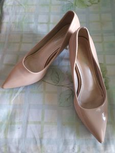 Beige Trendy Korean Pointed Heel