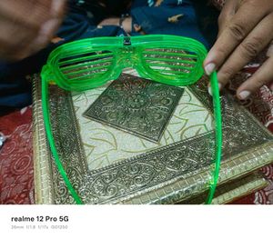 Funky Green Shutter Shades