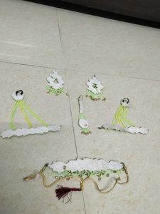 Jewellery Set - Green &amp; Yellow