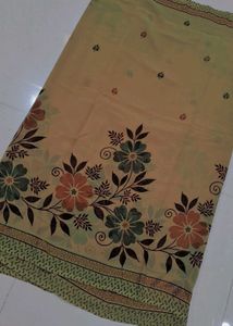 Elegant Floral Print Saree