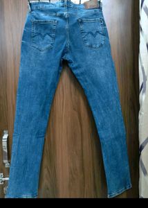 Dark Blue Slim Fit Jeans For Men