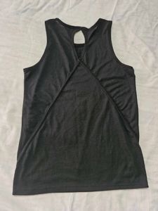 Black Sleeveless Top 12-13y