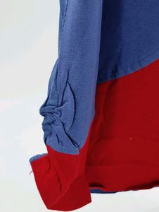 Colour Block Tshirt(Navy Blue)