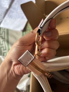 Coach White Monogram Laurel Bag