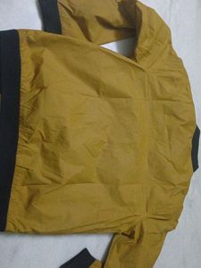 Brown and Black Bomber Jacket