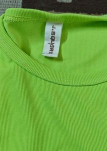 Neon Green Butterfly Tee