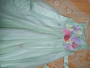 Mint Green Flower Girl Dress