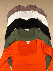 AMISU SQUARE NECK TOP