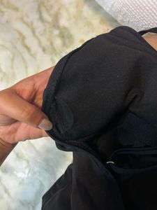 Black backless Tank Top