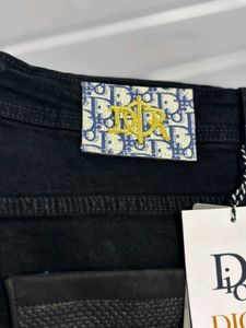 Dior Black &amp; LV Denim Pants