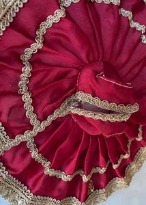Red &amp; Gold Laddu Gopal Dress