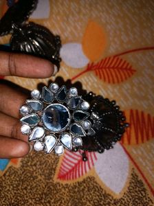 Black Metal Jhumka