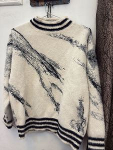 Stylish Striped Knit Sweater