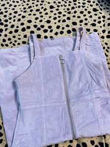 NUON Women Pinafore Purple Dress