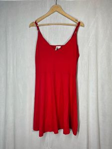 Red Sleeveless Dress H&M
