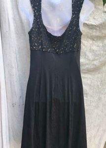 199. Black Sequin Dress
