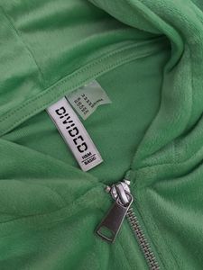 Mint Green Zip-Up Hoodie