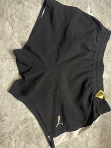 Puma Black Running Shorts
