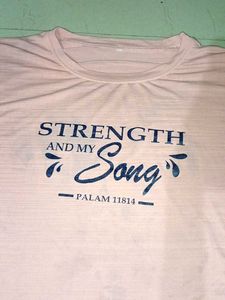 Peach Graphic T-Shirt