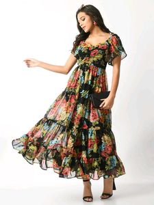 New Stayle Beautiful Women Gown Dress Inpoted Dres
