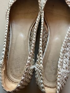 Eviie Woven Pointed Toe Flats