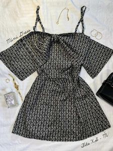 cute bow mini dress