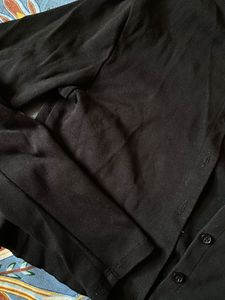 H&amp;M Black Button Cardigan