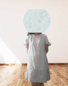 Bluish Grey Korean Unused Dress