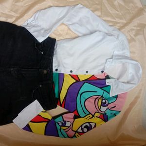 One Side Printed Shirt