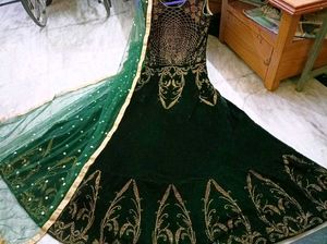 Gown 🔥😍 Green 💚velvet