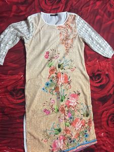 Floral Print Kurta