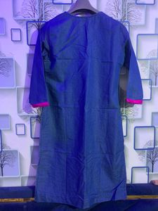 Denim Kurta