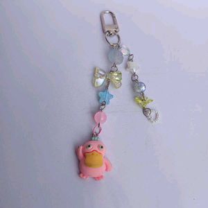Psyduck Charm Keychain