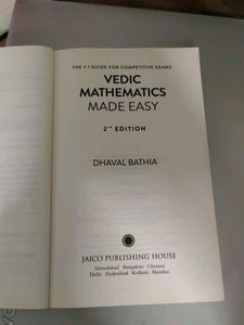 Vedic Mathematics Made Easy