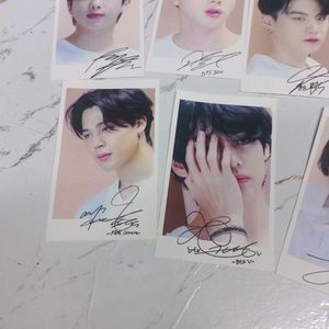 BTS Mock Signed Polaroid Set 💜