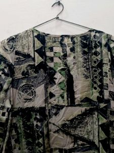 Patterned Casual Dress