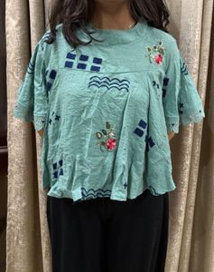 Poncho Crop Top