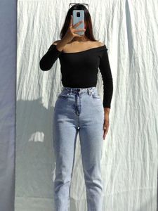 Trendyol Blue Mom Denim Jean