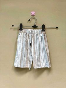 Boys Striped T-shirt &amp; Shorts Set