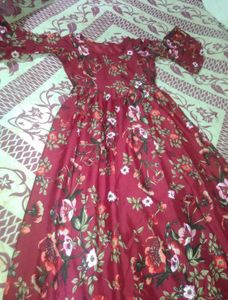 Floral Print Maxi Dress