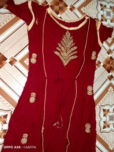 Beautiful Anarkali Kurti With Attached Jacket