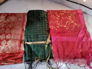 Elegant Dupatta Set of Three